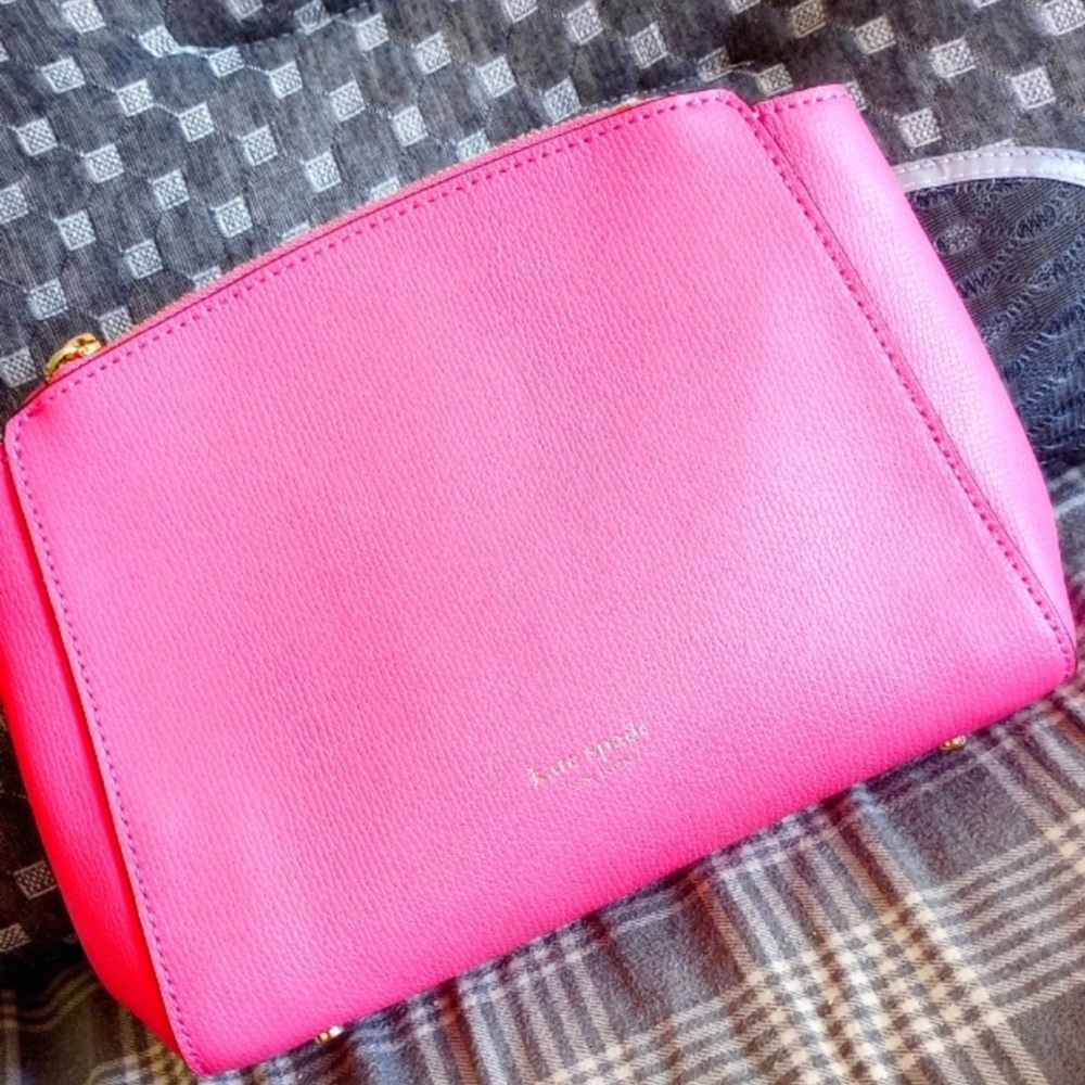 Kate Spade Sydney Double-zip Crossbody Hibiscus Tea 🌸☕️